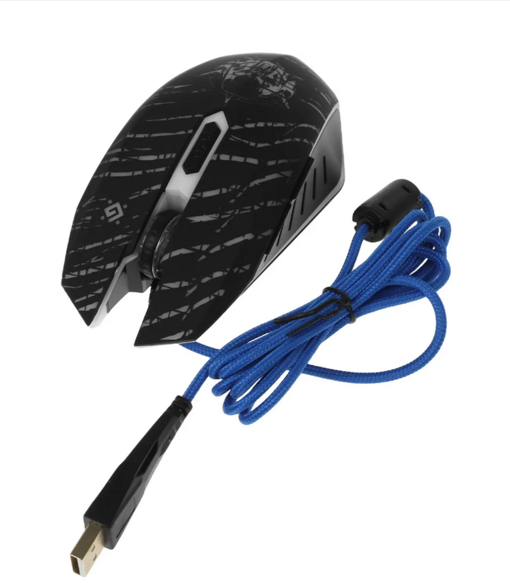 Мышь игровая проводная Defender DARK AGENT GM-590L