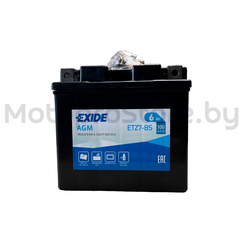 Аккумуляторная батарея EXIDE AGM  ETZ7-BS