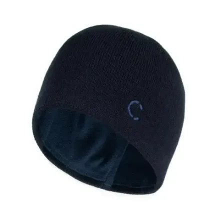 Шапка "СЛЕДОПЫТ-IRBIS" без отворота с подкладом из флиса, акрил/шерсть,цв.темно-синий