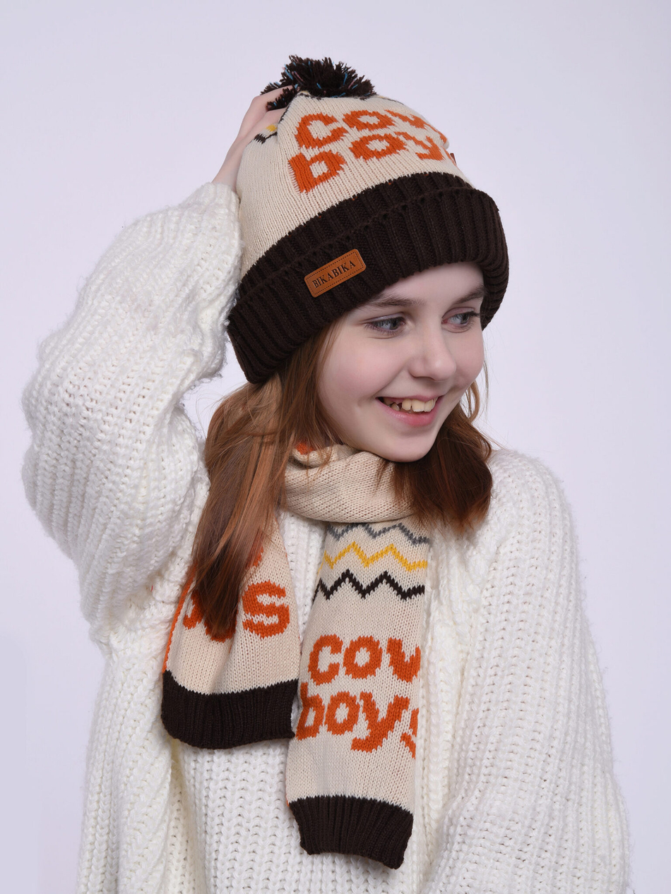 Комплект детский (Шапка+Шарф)