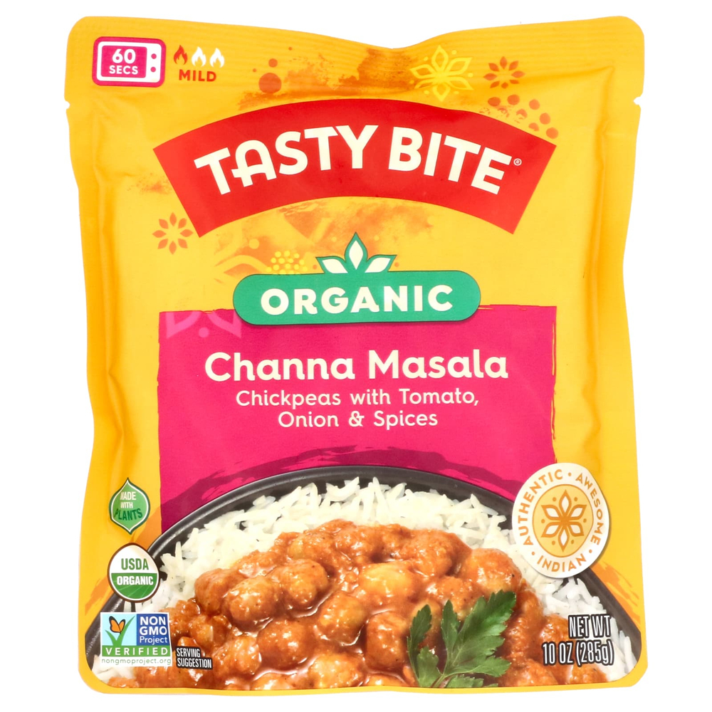 Tasty Bite, Органическая чанна масала, мягкая, 285 г (10 унций)