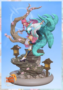 Ари Цветущий дух Spirit Blossom Ahri Skin League of Legends Фигурка