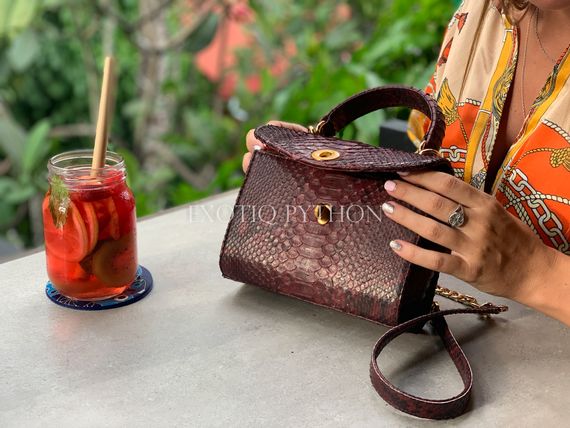 Сумка из кожи питона BG-462
