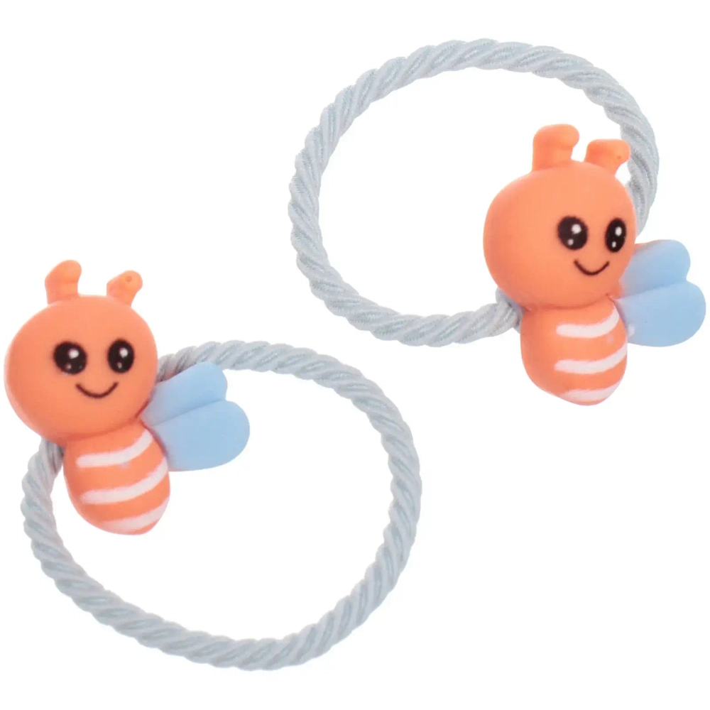 Резинки для волос детские 2шт «Fruit boom - Зверюшки», цвет микс, d-5,5см