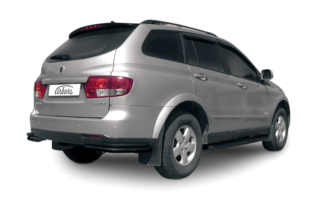 Уголки d57+d42 двойные Arbori черн. для SSANGYONG Kyron 2007-2015