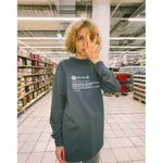 Лонгслив БИЧ База серый