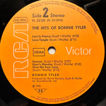 Bonnie Tyler - The Hits Of Bonnie Tyler (Германия 1978г.)