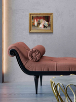 Картина на стену для интерьера на холсте "Золотой век" в классической раме 41*51 см