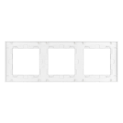 Рамка стеклянная FRM-GLARE-GS-3-WH (Arlight, -) 043799