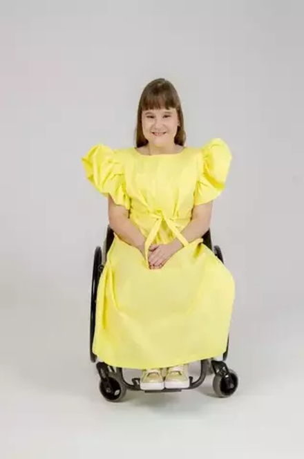 Платье детское с объемными рукавами PEOPLE