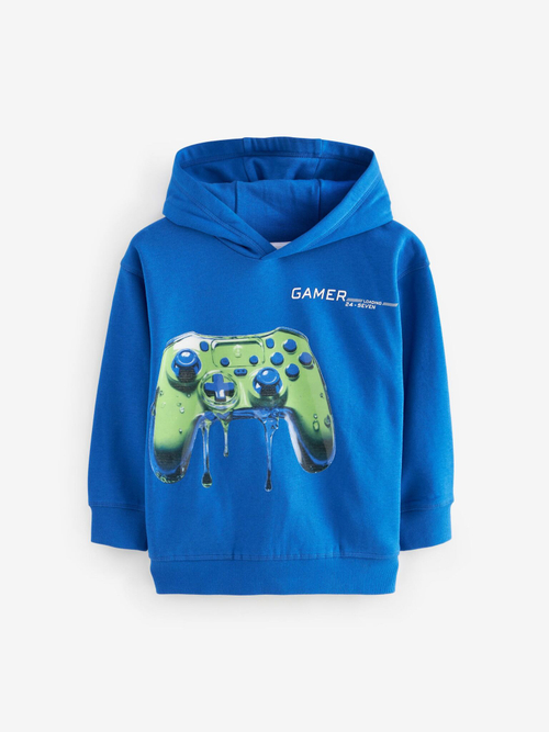 Толстовка с капюшоном для мальчика Next 784-477, Синий