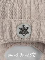 Шапка зимняя вязаная для малышей