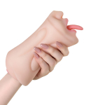 Телесный двусторонний мастурбатор 19см ротик и вагина ToyFa Juicy Pussy Fruity Tongue 893019