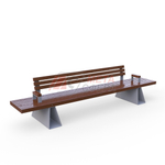 Скамейка Сеул с подлокотниками