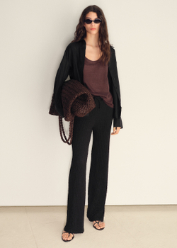 Брюки с фактурной выделкой