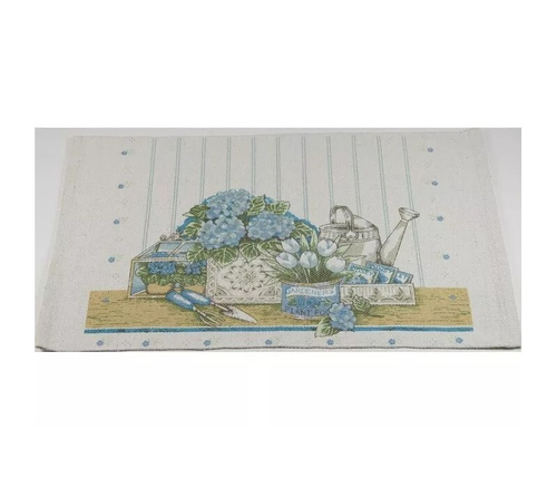 Коврик "Гортензии" 50x80см Хлопок