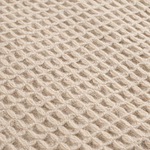 Плед из шерсти бежево-серого цвета из коллекции essential, 130х180 см