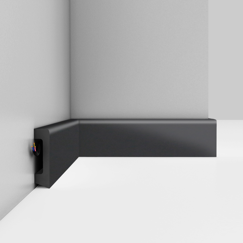 Плинтус напольный Decomaster ECO LINE D234-112G 58х16х2400мм