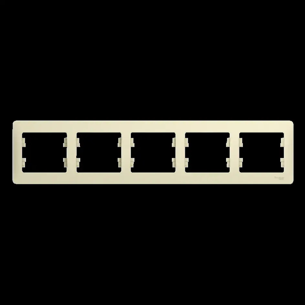 GLOSSA 5-постовая РАМКА, горизонтальная, БЕЖЕВЫЙ