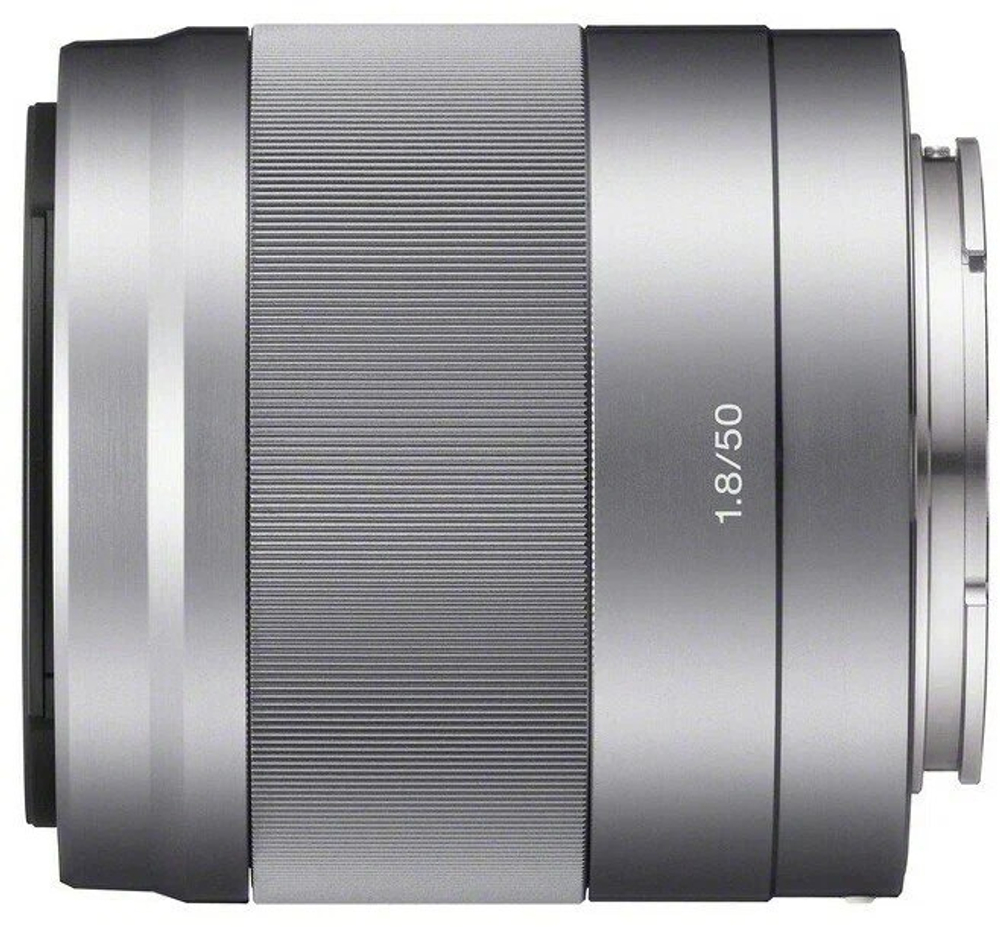 Sony 50mm f/1.8 OSS (SEL-50F18), серебристый