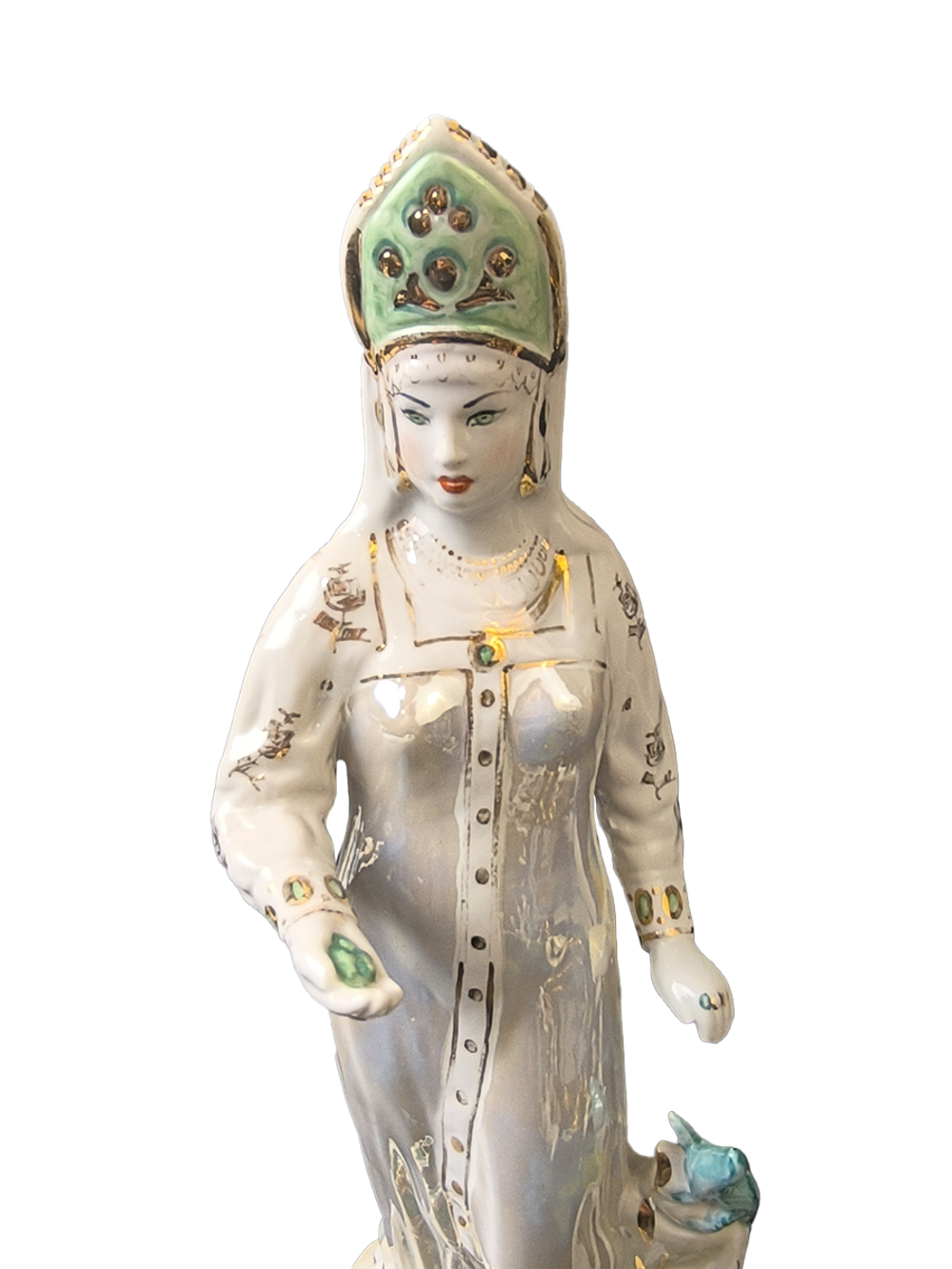 Фарфоровая статуэтка "Дары хозяйки Медной горы" (Дулево)