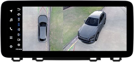 Магнитола для Honda CR-V 5 2017-2022 - Teyes LUX ONE 360 монитор 12.3" на Android 10, ТОП процессор, CarPlay, 4G SIM-слот, 6/128 ГБ, 4 камеры в комплекте