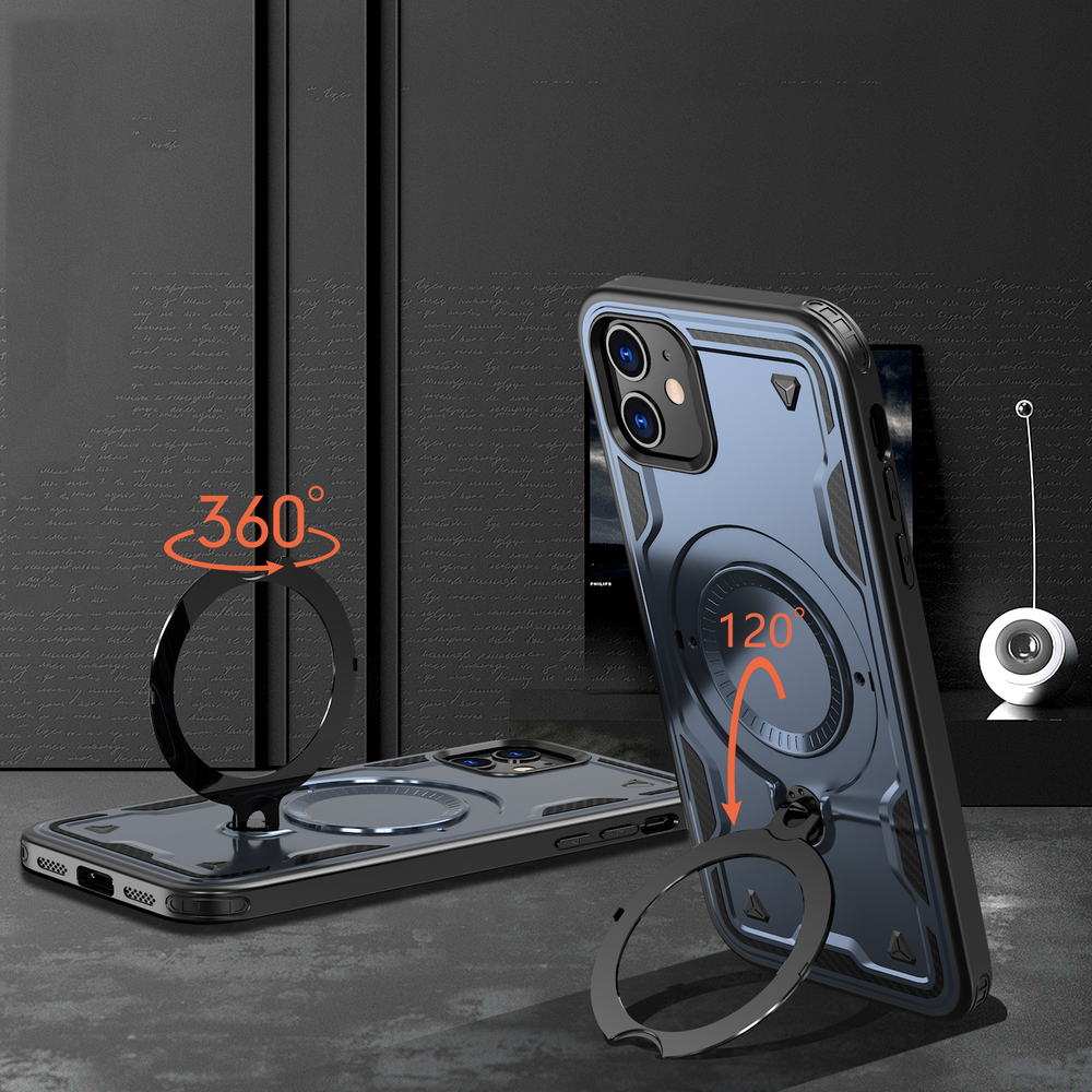 Чехол Magneto Case с кольцом для iPhone 11