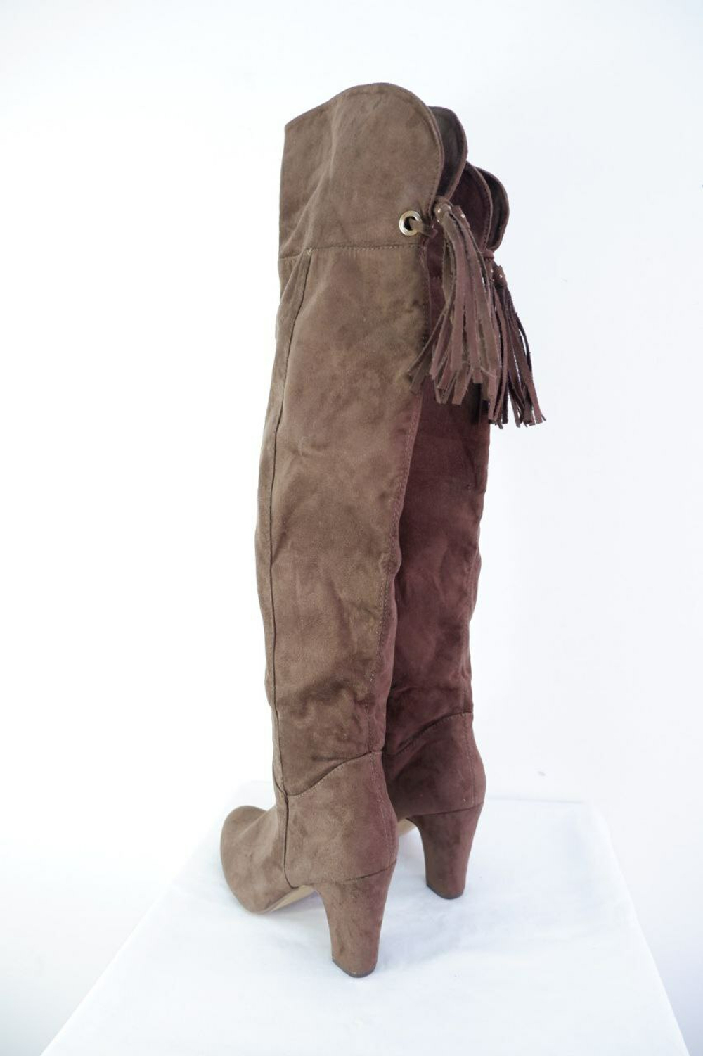 Сапоги на каблуке под замшу 41 размер