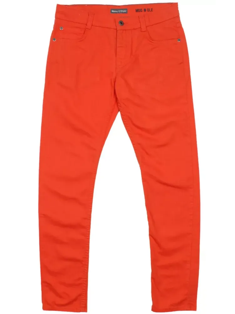 Оранжевые зауженные книзу джинсы Marc O'Polo