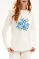 23625 Лонгслив женский (молочный)