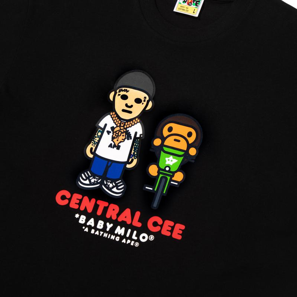 A Bathing Ape Bathing Ape X Spotify X Syna By Central Cee Fw25 Футболка черный