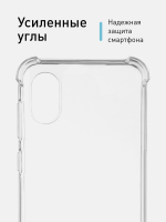 Чехол ROSCO для Samsung Galaxy A03 Core (арт. SS-A03CORE-HARD-TPU-TRANSPARENT )