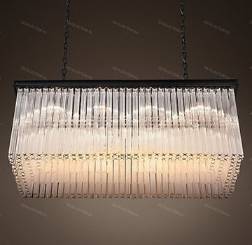 Люстра 1930S ASTOR CRYSTAL RECTANGULAR Restoration Hardware 68400008