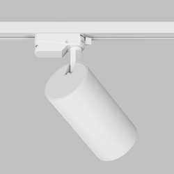 DK6455-WH Трековый светильник SOLID KOPER, 155мм, d80, 220V, LED 3000K, 30W, IP20, белый, алюминий