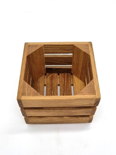 Ящик декоративный; дуб; L=105, B=105,H=80мм.