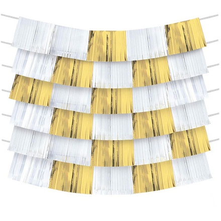 Гирлянда-бахрома Gold 150х25см 9шт