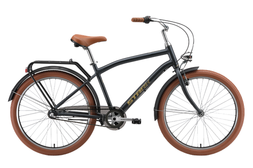Велосипед 26" Stark'25 Comfort Man р.L/20" 3ск. темно-серый матовый/песочный