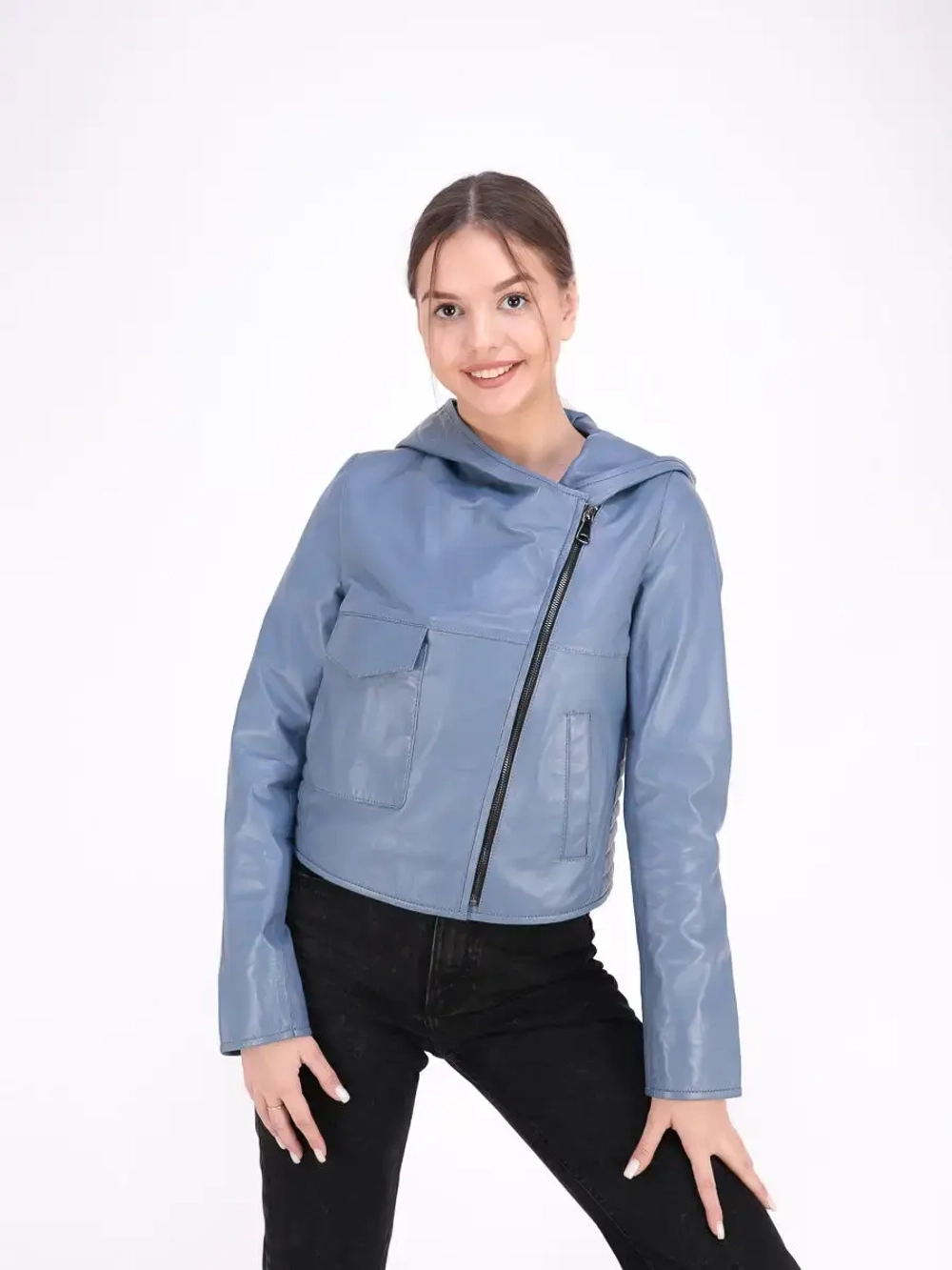 Куртка женская из натуральной кожи
