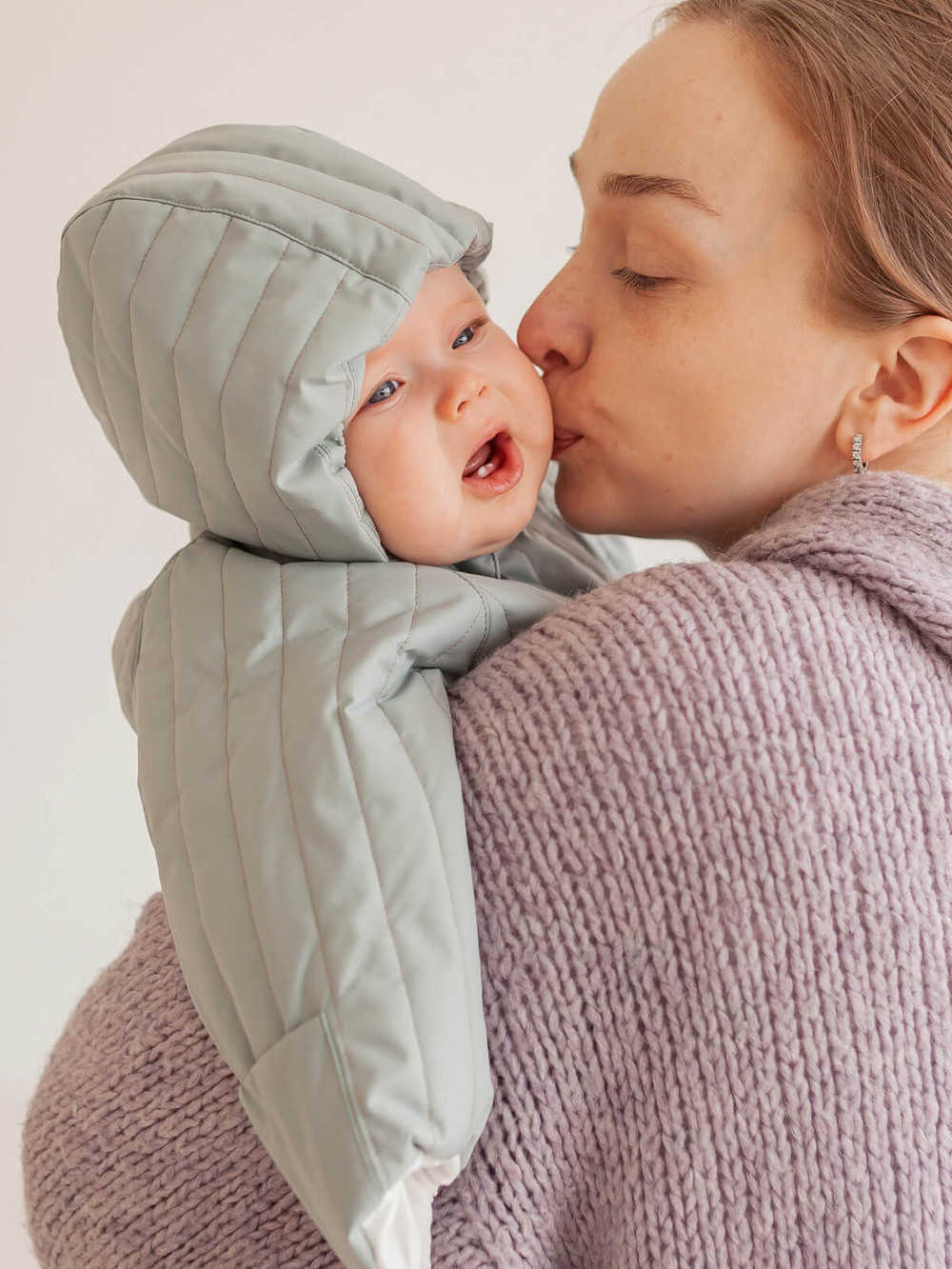 Комбинезон утеплённый стёганый Mjölk Magic Mint, 100гр/м2