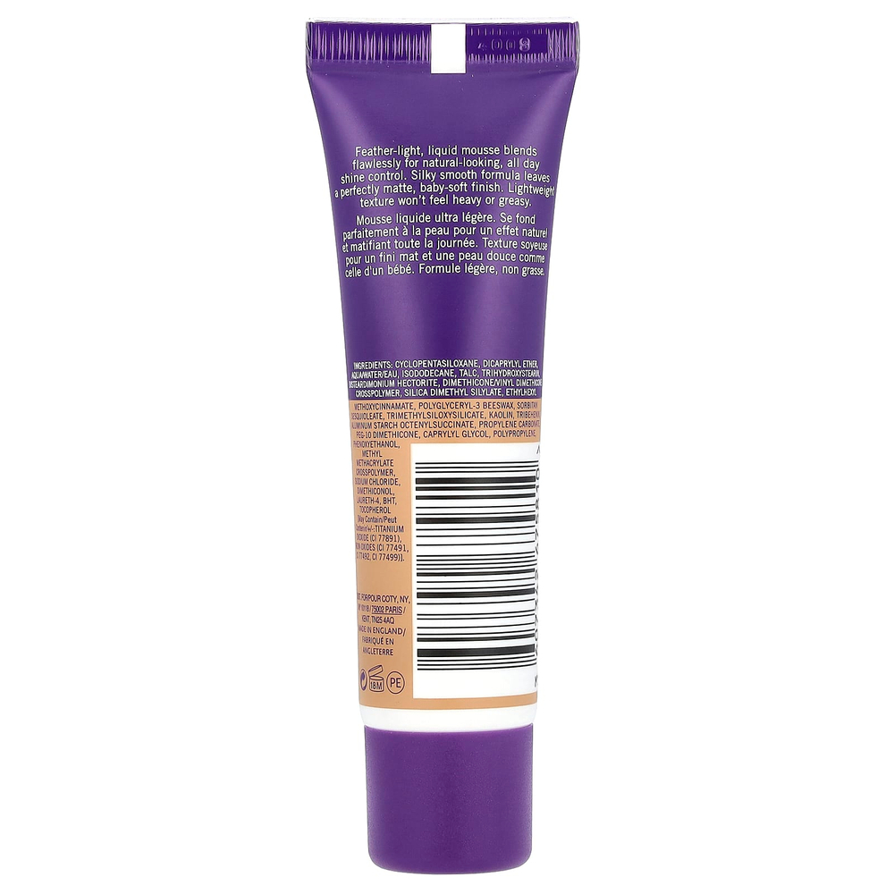 Rimmel London, Stay Matte, Full Coverage Mattifying Foundation, 203 True Beige, 1 fl oz (30 ml)