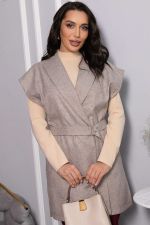 Жилет костюмный Жюлли (бежевый) Б14487-4М LT Collection