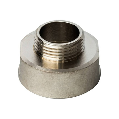 Переход с внутренней резьбы на наружную STOUT SFT 0008 - 1"1/2 x 1" (латунь никелированная)