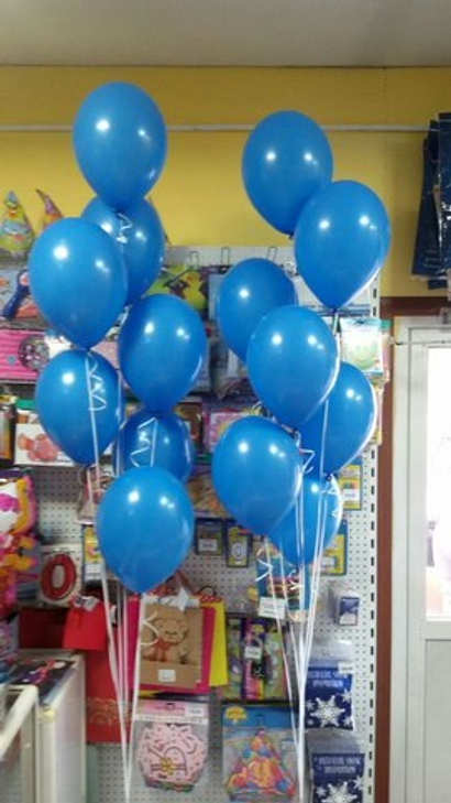 Две связки Синих шаров