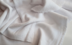 БЕЛЫЙ - Дабл фейс СВИТЕРОВКА / ПИКЕ (1391 Евгения) УЦЕНКА!