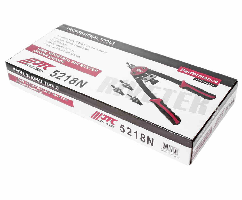 Заклепочник 325мм 5,6,8,10мм ручной резьбовой JTC