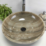 Раковина из оникса Bowl Grey Medium TinLip BO-61036 45*45*15
