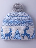 Шапка зимняя вязаная детская