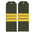 Погоны оливковые с нашитым желтым галуном Сержант