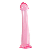 Розовый нереалистичный фаллоимитатор 20см ToyFa Jelly Dildo L 882027-3